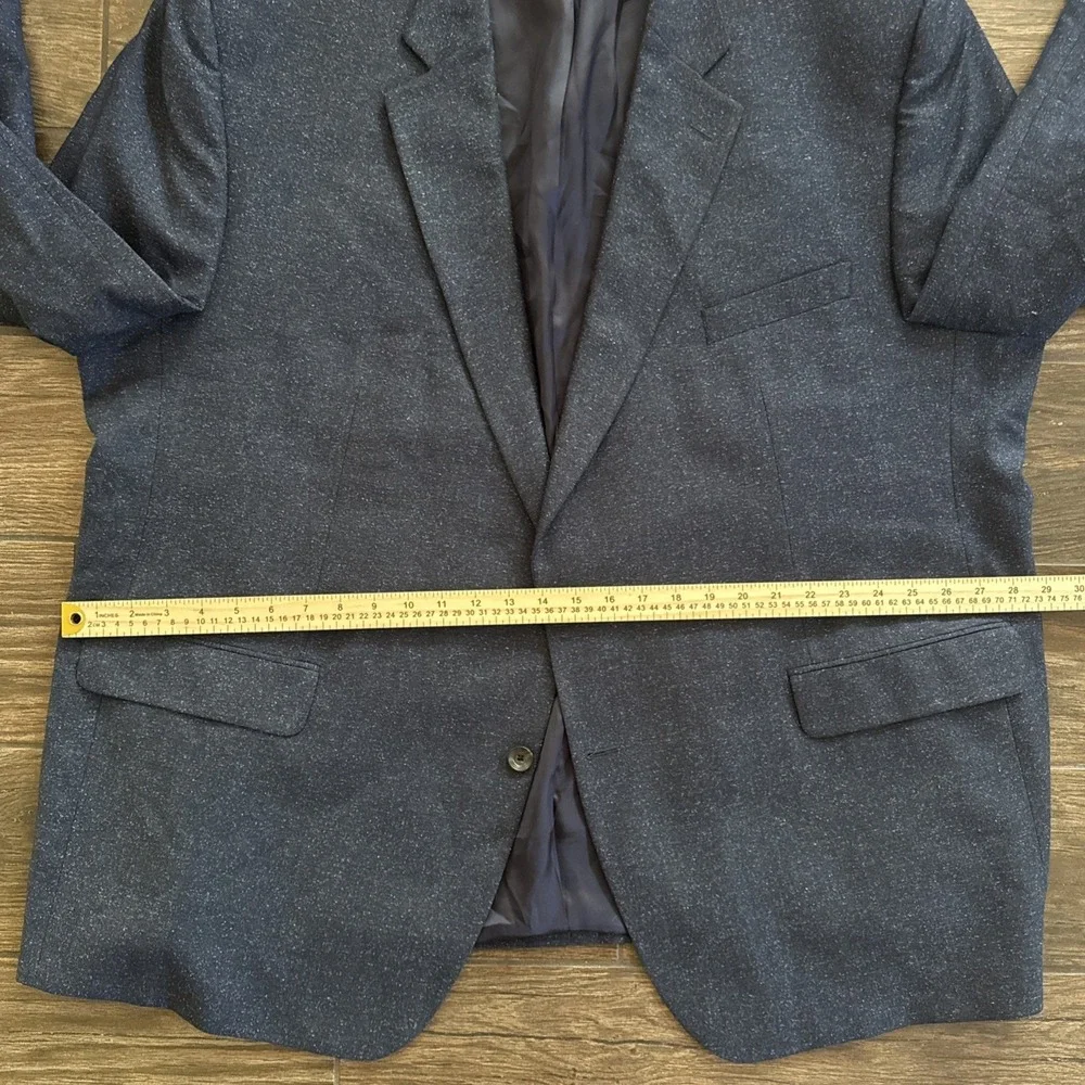 Jack Victor Sport Coat Men 54R Heather Navy Blue Wool Silk Luxor Blazer  Canada